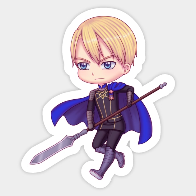 Dimitri Sticker by YuiHoshiArt